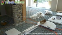 Plancher chauffant installé à Varilhes en Ariège