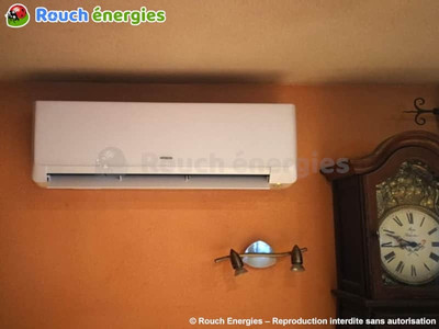 Deux monosplits Hitachi à Saurat, en Ariège : Takai et Mokai