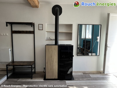 Poêle à granulés étanche de faible profondeur à Tarascon-sur-Ariège